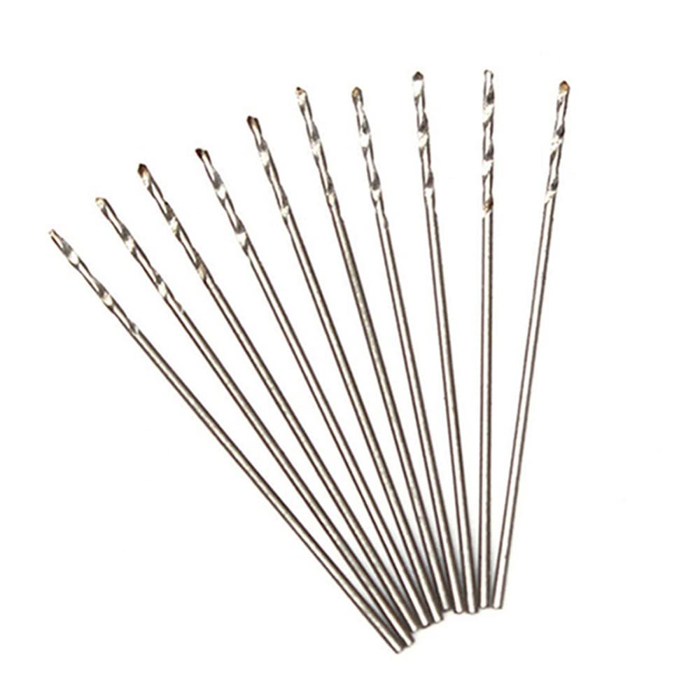 10PCS Mini Micro HSS Spiral Twist Drill Bit Drilling Tool,0.5mm