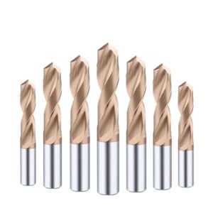 VIEUE Drill Bits Coated Solid Carbide Drills for CNC Machining Centers Carbide Drills 1.0-20mm Metalworking Drills (Color : 10pcs, Hole Diameter : 10x40x70)