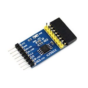 Waveshare Onboard Serial NOR Flash Memory W25Q128JV DataFlash Module Supports STM32F7 Series Quad-SPI Interface