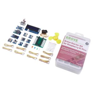 Seeed Studio Grove Starter Kit for Raspberry Pi Pico, with Detailed Tutorials and Supports Micropython, Compatible with Pico Attach Free Courses, Plug to Use, No Wiring, No Welding.