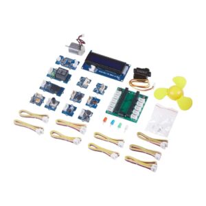 Seeed Studio Grove Starter Kit for Raspberry Pi Pico, with Detailed Tutorials and Supports Micropython, Compatible with Pico Attach Free Courses, Plug to Use, No Wiring, No Welding.