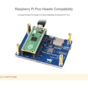 Waveshare 2.8inch Touch Display Compatible with Raspberry Pi Pico