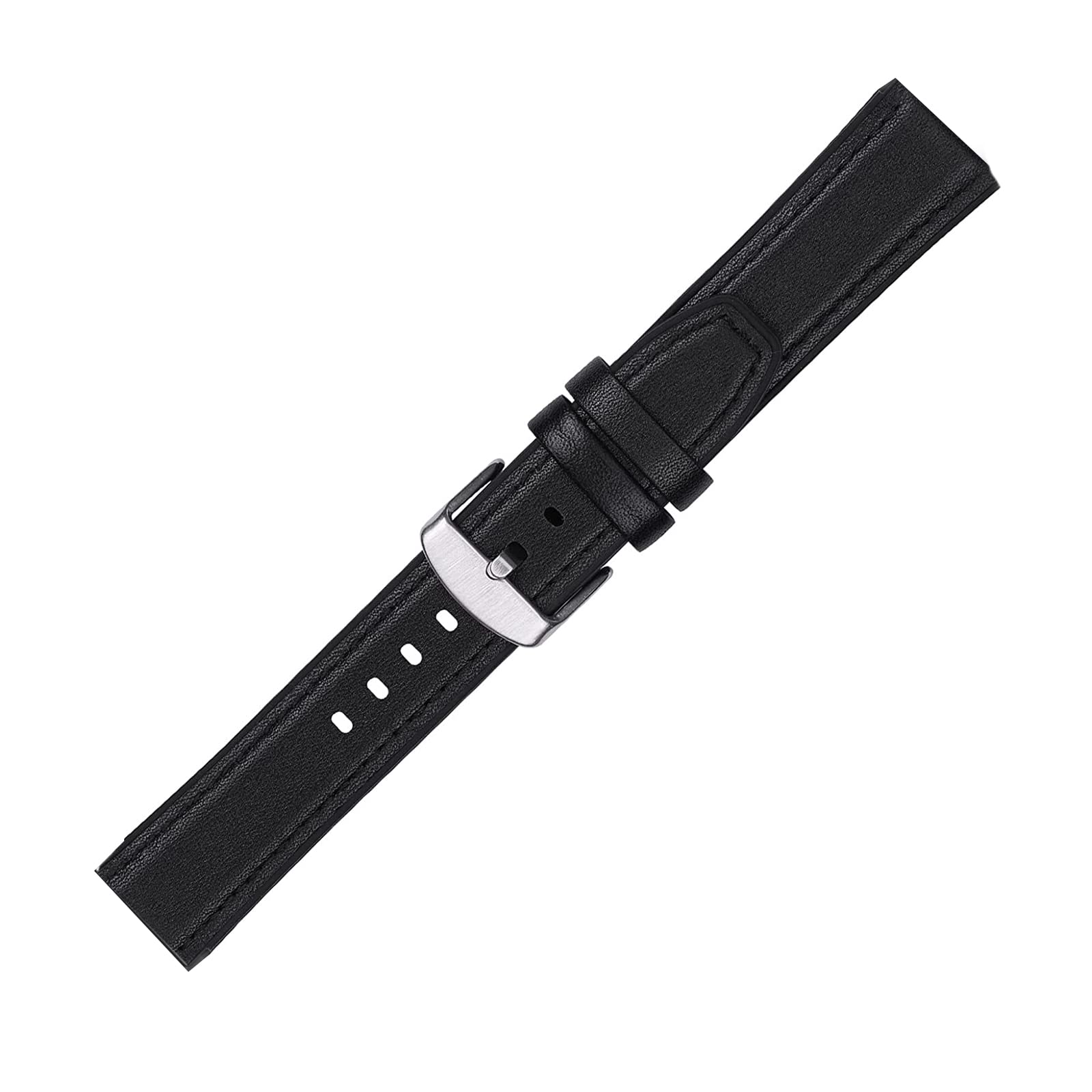 Compatible with AMAZTIM C20 Bands, Lamshaw Leather Silicone Breathable Replacement Smartwatch Strap Wristband Compatible for Kospet Tank M1 Pro/AMAZTIM C20 1.71" Military Sports Smart Watch/Slothcloud