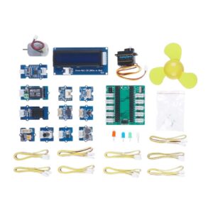 Seeed Studio Grove Starter Kit for Raspberry Pi Pico, with Detailed Tutorials and Supports Micropython, Compatible with Pico Attach Free Courses, Plug to Use, No Wiring, No Welding.