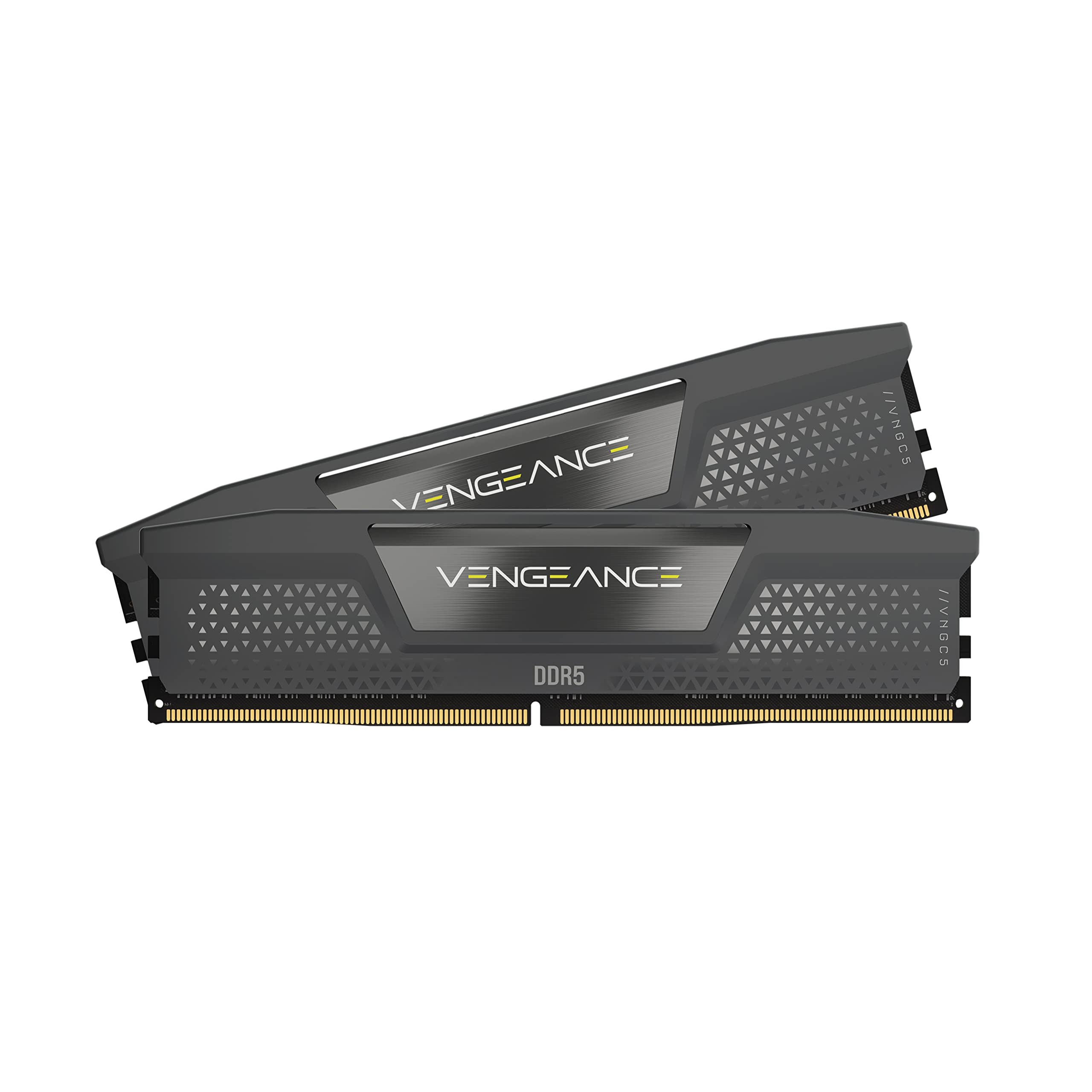 CORSAIR VENGEANCE DDR5 64GB (2x32GB) DDR5 5600MHz CL40 AMD EXPO Intel XMP iCUE Compatible Computer Memory – Gray (CMK64GX5M2B5600Z40)