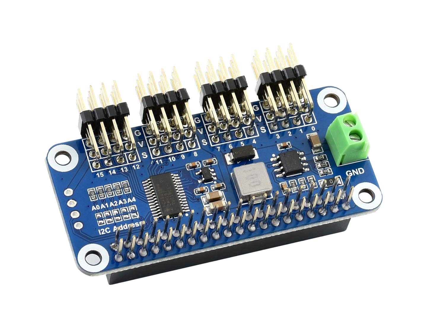 Waveshare Servo Driver HAT Type B Compatible with Raspberry Pi