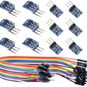 WWZMDiB 12Pcs AMS1117-3.3 DC-DC Buck Converter 4.75~12V to 3.3V Step-Down Power Module LDO 800MA (12 pcs)