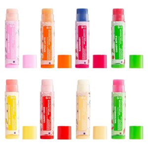 Lip Smacker Holiday Original & Best - 8 Moisturizing Lip Balms, Fun Assortment, Hydrating & Protecting - Vegan