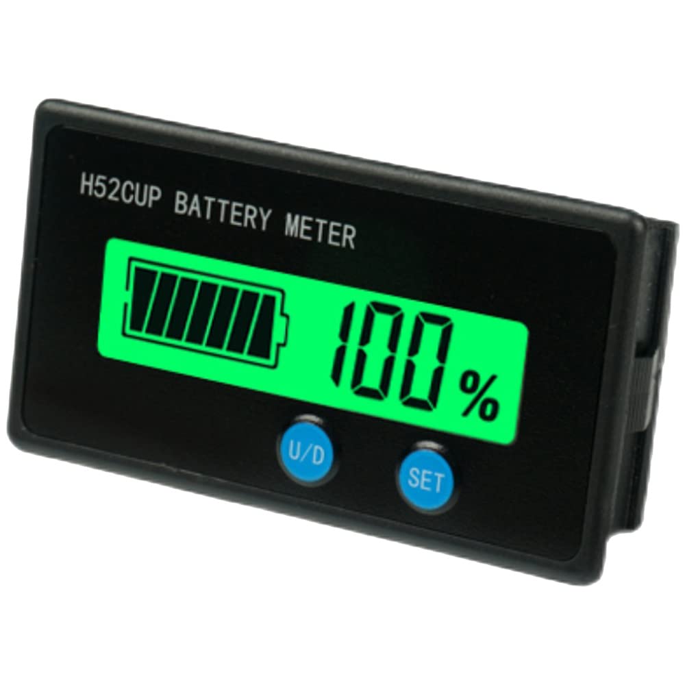 Taidacent BMS LCD Monitor Isolated RS485 Battery Meter RS485 Modbus Energy Meter Lithium Battery Voltage Current Coulomb Display