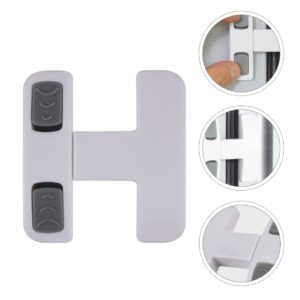 2pcs Safety Fridge Lock Adhesive Cabinet Locks Anti- Pinch Locks Lock