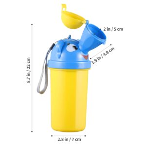 Portable Travel Potty, Emergency Urinal Toilet Potty for Toddler Kids, Pee Training Bottle Cup Cartoon Potty for Boys Girls, Outdoor Potty for Car, Camping