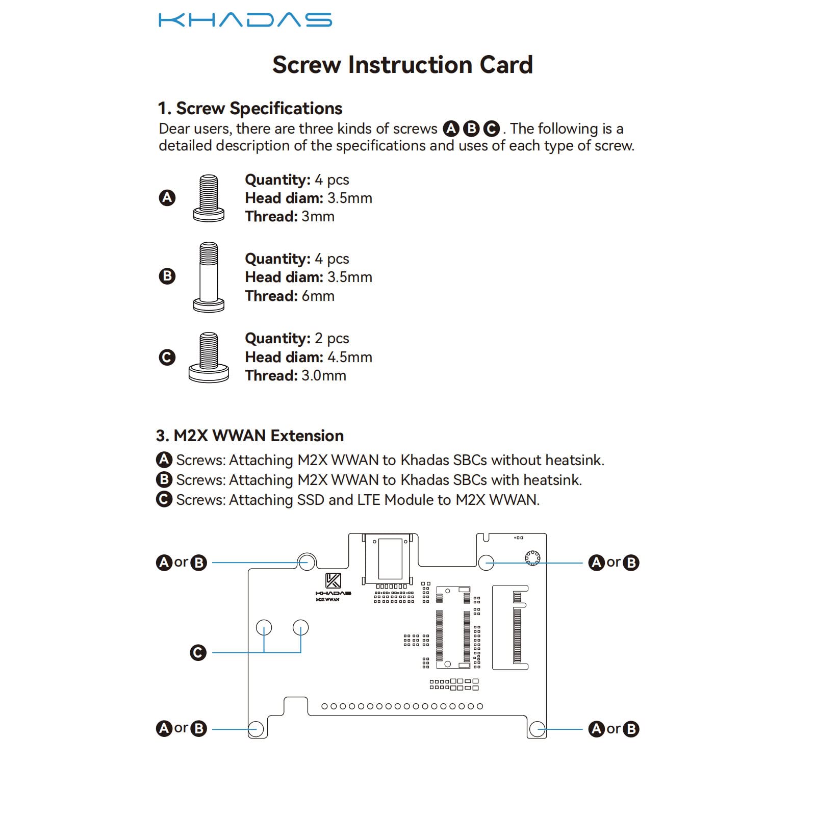 Khadas M2X WWAN Extension Board with M.2 Slot for Adding a 4G/5G LTE Module Support Nano-SIM Card Slot/18-Pin GPIO Header/4G/5G Active LED