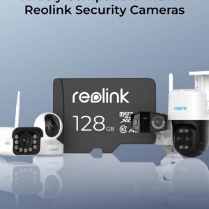 REOLINK indoor security camera E1 Pro 2 Pack Bundle with 2pcs 128GB SD Card, Indoor Camera for Home Security with Phone App, 2.4/5GHz WiFi, Baby Monitor, Pet Camera