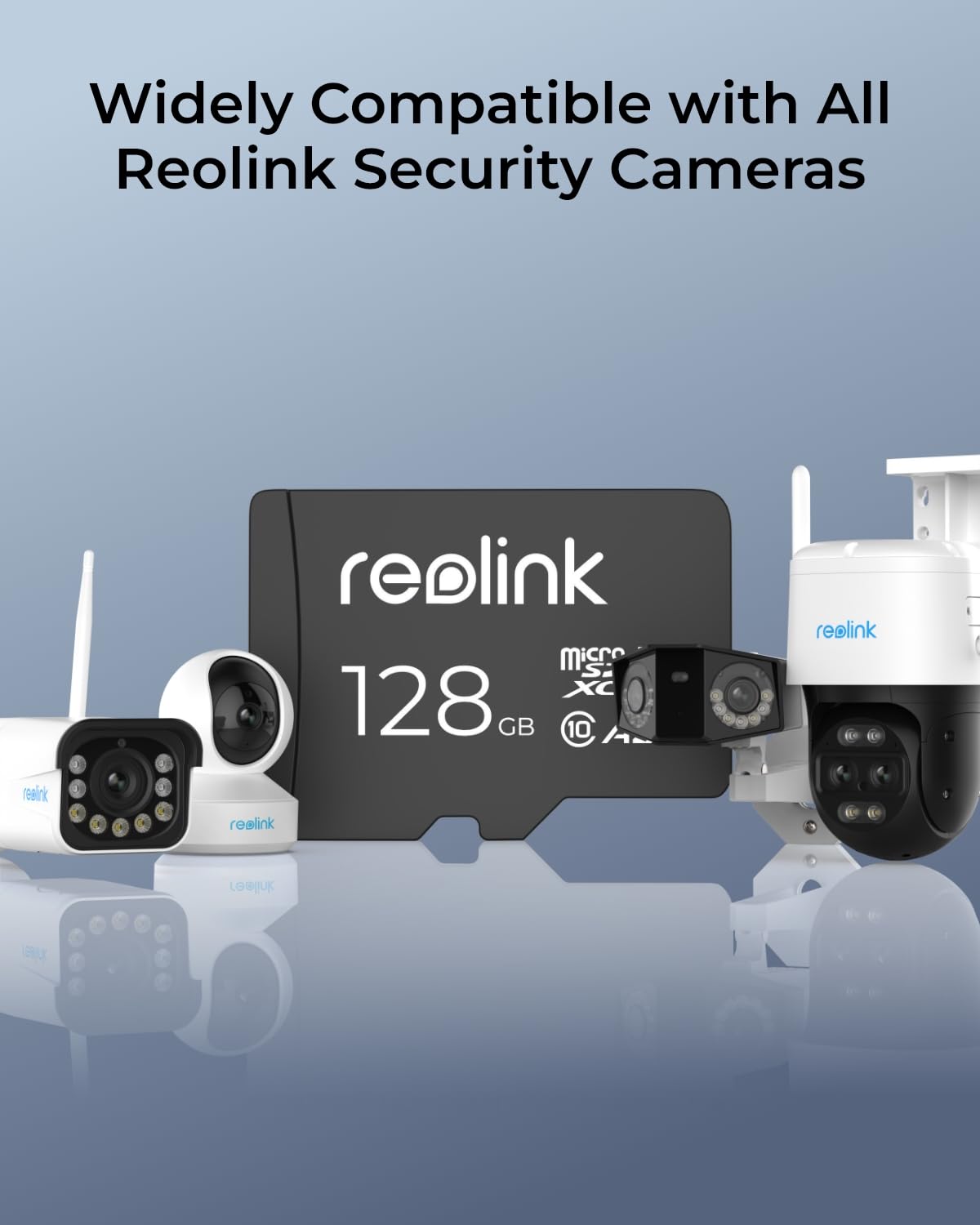 REOLINK indoor security camera E1 Pro 2 Pack Bundle with 2pcs 128GB SD Card, Indoor Camera for Home Security with Phone App, 2.4/5GHz WiFi, Baby Monitor, Pet Camera