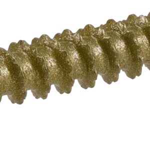 Power Pro Premium One Multi-Material Flat Head Screws, Epoxy Coated Steel, Fasten in Wood, Metal, Concrete, Drywall and Plastic, Bronze, #6 x 1 inch, Box of 320 Screws