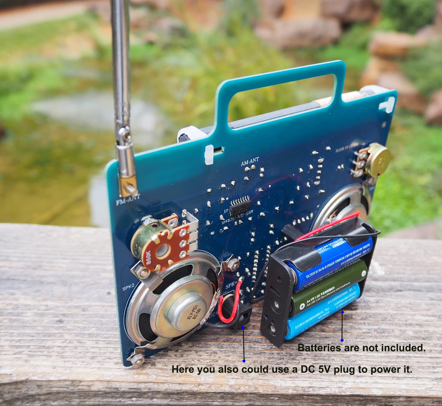 VIGURTIME AM/FM Radio Kit | Soldering Project DIY Kit for Practicing Teaching Electronics | Stereo | Great STEM Project and Gift | Upgraded Version VT-16