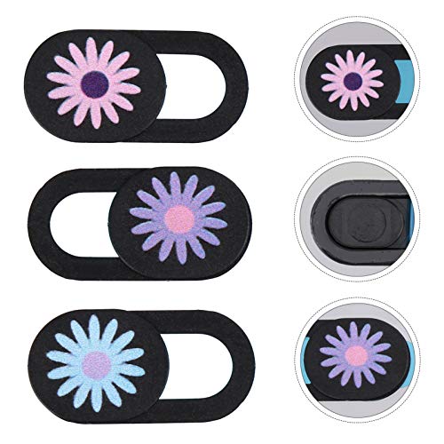 SOLUSTRE Smartphones 3pcs Printed for Webcam Lens Covers Blocker Decoration Laptop Protecting Compatible Style Tablet Throbbing Camera Thin Your Computer Cartoon Tablet para Niños Tablet para Niños