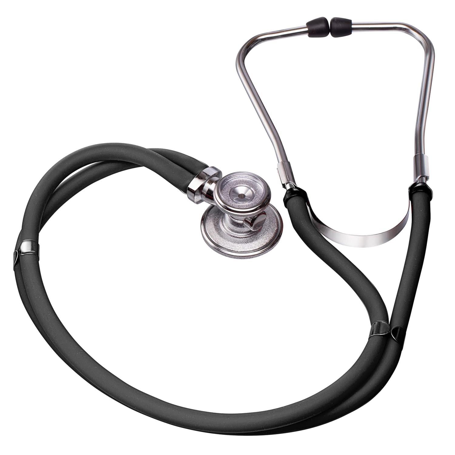 Novamedic Dual Head Sprague Rappaport Stethoscope, Black, 30-inch First Aid Stethoscope for Nurses, Doctors, ETMs, Nursing Homes, Cardiac Diagnostic, Cardiology and Medical Supplies Kit