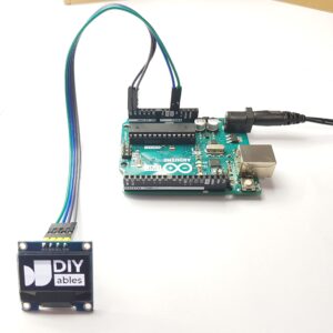 DIYables 2pcs OLED Display I2C 128x64 128x32 for Arduino, ESP32, ESP8266, Raspberry Pi