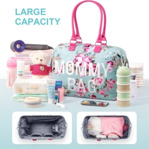 LitBear Diaper Bag Backpack, Mommy Bag for Hospital, Large Capacity Multifunction Nappy Bags,Hospital Bag for Labor and Delivery