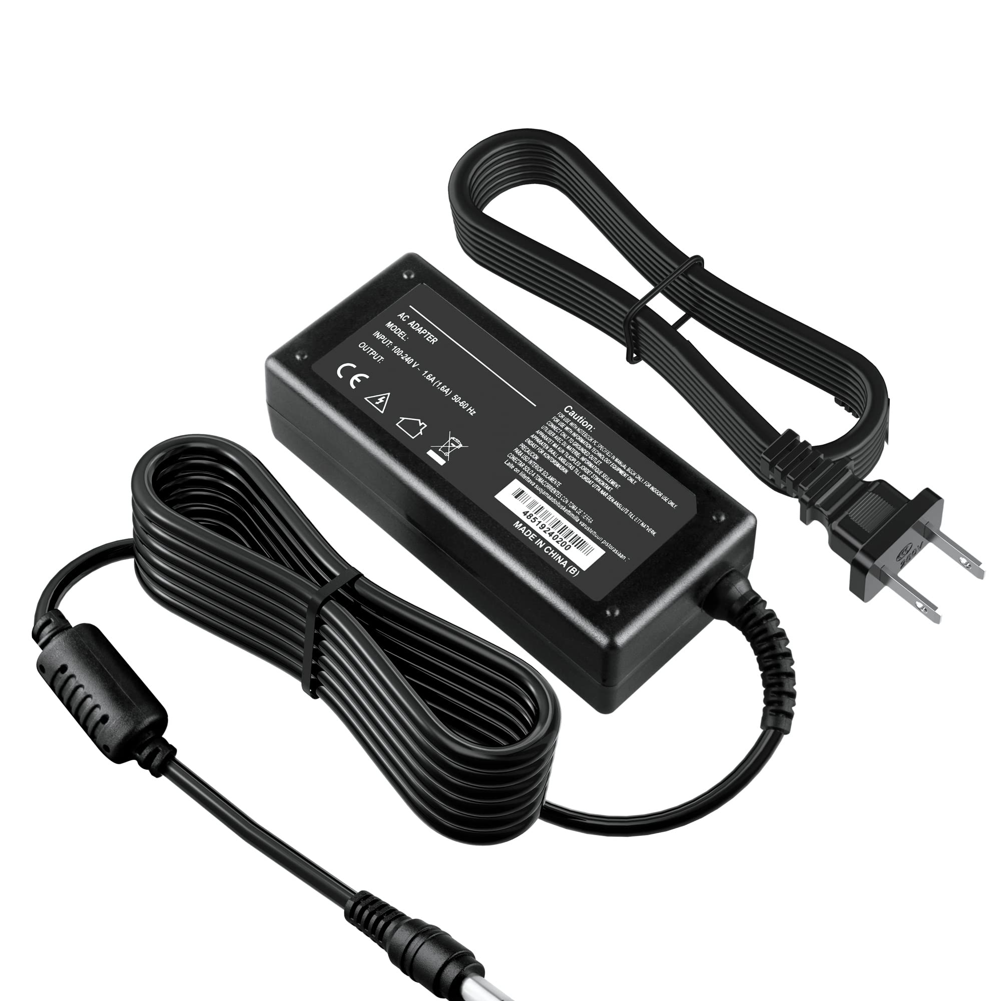 PKPOWER AC Adapter for Samsung LF24T350FHNXZA F24T350FHN LED Monitor Power Supply Cord