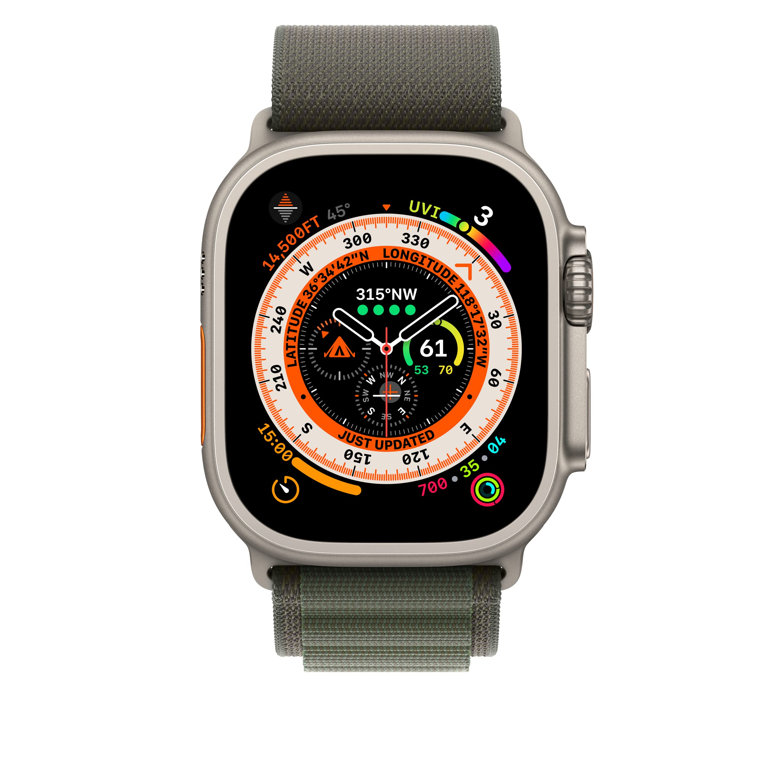 Apple Watch Band - Alpine Loop (49mm) - Green - Medium