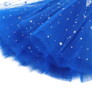 Century Star Girls Sparkle Tutu Skirt Tulle Ballet Skirts 3 Layers Princess Tutu for Toddler Kids Baby Party Dress Birthday Halloween 2-8T Cute Green