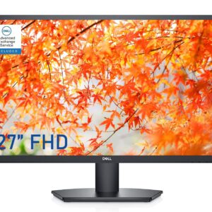 Dell 27" Monitor FHD (1920 x 1080), Business Home Office Monitor, 16:9 Ratio with Comfortview (TUV-Certified), 75Hz Refresh Rate, 16.7 Million Colors, Anti-Glare Screen with 3H Hardness, Black