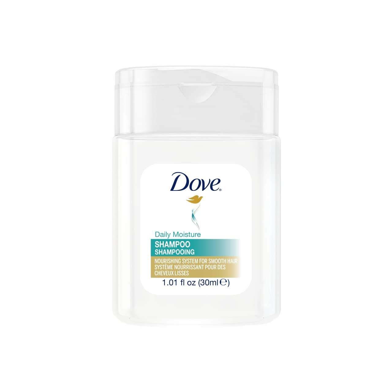 Dove mini 1oz (30 ml) Shampoo Bottles for Hotels, Motels, Hospitality and Travel use - Case of 192