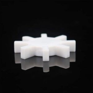 ULTECHNOVO Cross Type Stir Bar 2pcs Stirring Bar Stir Plate Bar Mixer Stir Gear Shape Stir Bar Laboratory Bar Stir Bar Gear Shape Gear Mixer Stir PTFE White Magnet Magnetic Retriever