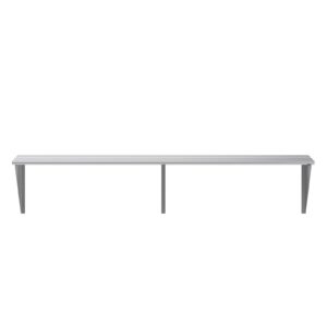 AmGood 72" Long X 18" Deep Stainless Steel Tubular Wall Shelf | NSF Certified | Appliance & Equipment Metal Shelving | Kitchen, Restaurant, Garage, Laundry, Utility Room