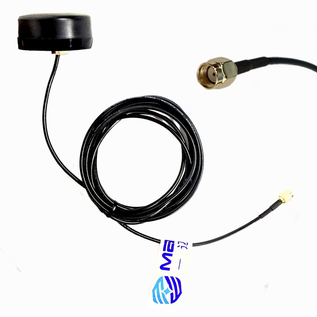 Maswell Small Size WiFi Antenna 2.4GHz 5.8GHz Dualband Screw Mount Dual Band WiFi, WiMAX Bluetooth and Zigbee