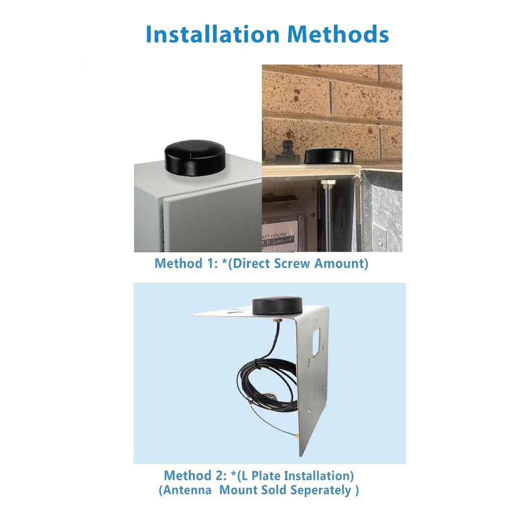 Maswell Small Size WiFi Antenna 2.4GHz 5.8GHz Dualband Screw Mount Dual Band WiFi, WiMAX Bluetooth and Zigbee