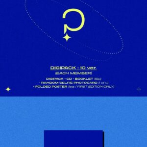 TREASURE THE SECOND STEP : CHAPTER TWO Digipack CD+Booklet+Selfe photocard+Tracking (10 Version SET)