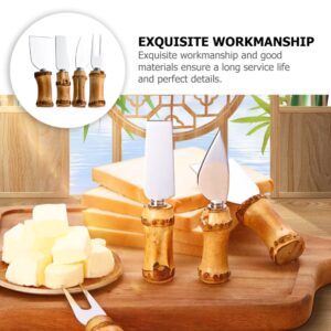 Hemoton 1 Set Cheese Set Cheese Fork Kitchen Cheese Cutter Multi-Function Cheese Tool Cheese Accessory Household Cheese Cutter Kitchen Cheese Tool Cheese Spatula Small Cheese Tool