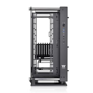 Thermaltake Core P3 Pro E-ATX Tempered Glass Mid Tower Gaming Computer Chassis, Open Frame Panoramic Viewing, Glass Wall-Mount, Rotatable PCI-E Slots, CA-1G4-00M1WN-09