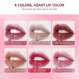 ibcccndc Lip Plumper Plumping Lip Gloss Hydrating Nourishing Lip Oil Red Liquid Lipstick Lip Care Products Mineral Oil Clear Lipgloss (4)