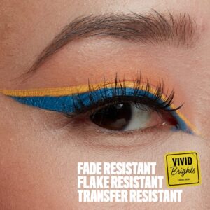 NYX PROFESSIONAL MAKEUP Vivid Brights Liquid Liner, Smear-Resistant Eyeliner with Precise Tip - Had Me At Yellow