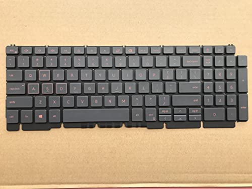 Original New for Dell G15 5520 15.6 Inch Gaming Laptop Keyboard RED Backlit US