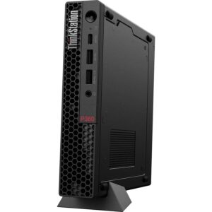 Lenovo ThinkStation P360 30FA001FUS Workstation - 1 x Intel Core i9 Hexadeca-core (16 Core) i9-12900T 12th Gen 1.40 GHz - 32 GB DDR5 SDRAM RAM - 1 TB SSD - Tiny - Black - Intel Q670 Chip - Windows 11