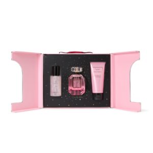 Victoria's Secret Bombshell 3 Piece Luxe Fragrance Gift Set: 1.7 oz. Eau de Parfum, Travel Lotion, & Candle