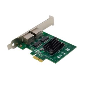 Dual-Port PCIe Gigabit Ethernet Server Adapter with NetXtreme BCM5720-2P Chipset PCI Express 1000M Network LAN Card for Windows Sever Linux Ubuntu VMware