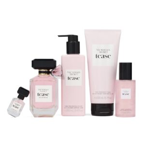 Victoria's Secret Tease Ultimate Fragrance 5 Piece Gift Set: 3.4oz Eau de Parfum, Mini Eau de Parfum, Candle, Lotion & Wash