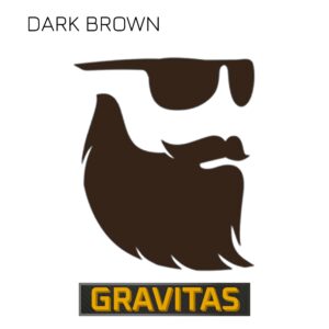 GRAVITAS 4-tip Beard Filler Pen for Men (Dark Brown)