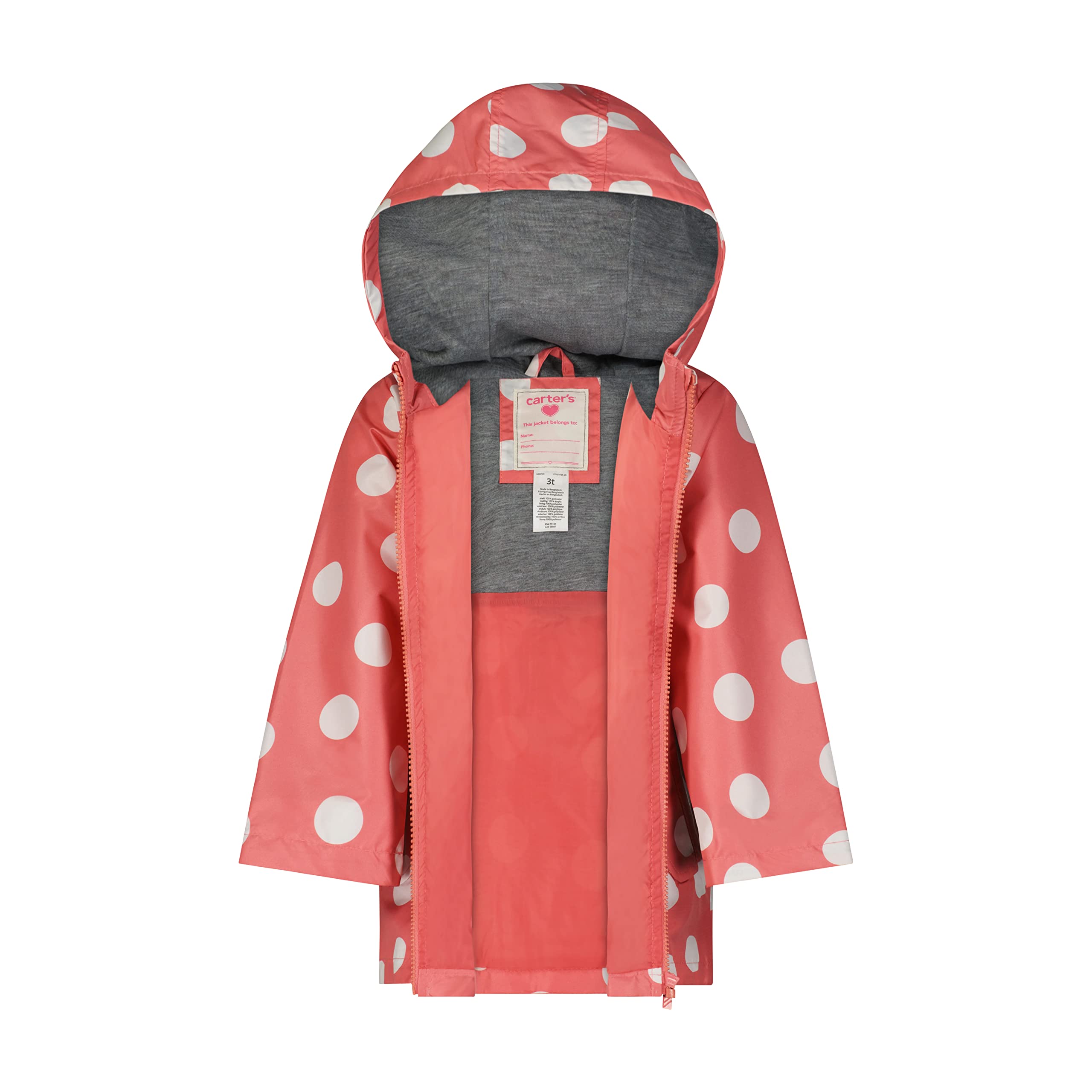 Carter's Baby Girls TR Single JKT, Pink, 2 Years