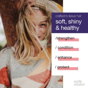 milk_shake Silver Shine Purple Shampoo 10.1 Fl Oz + Silver Shine Purple Conditioner 8.4 Fl Oz - Blonde Shampoo and Conditioner for Brassy Hair