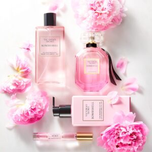 Victoria's Secret Bombshell 3 Piece Luxe Fragrance Gift Set: 1.7 oz. Eau de Parfum, Travel Lotion, & Candle