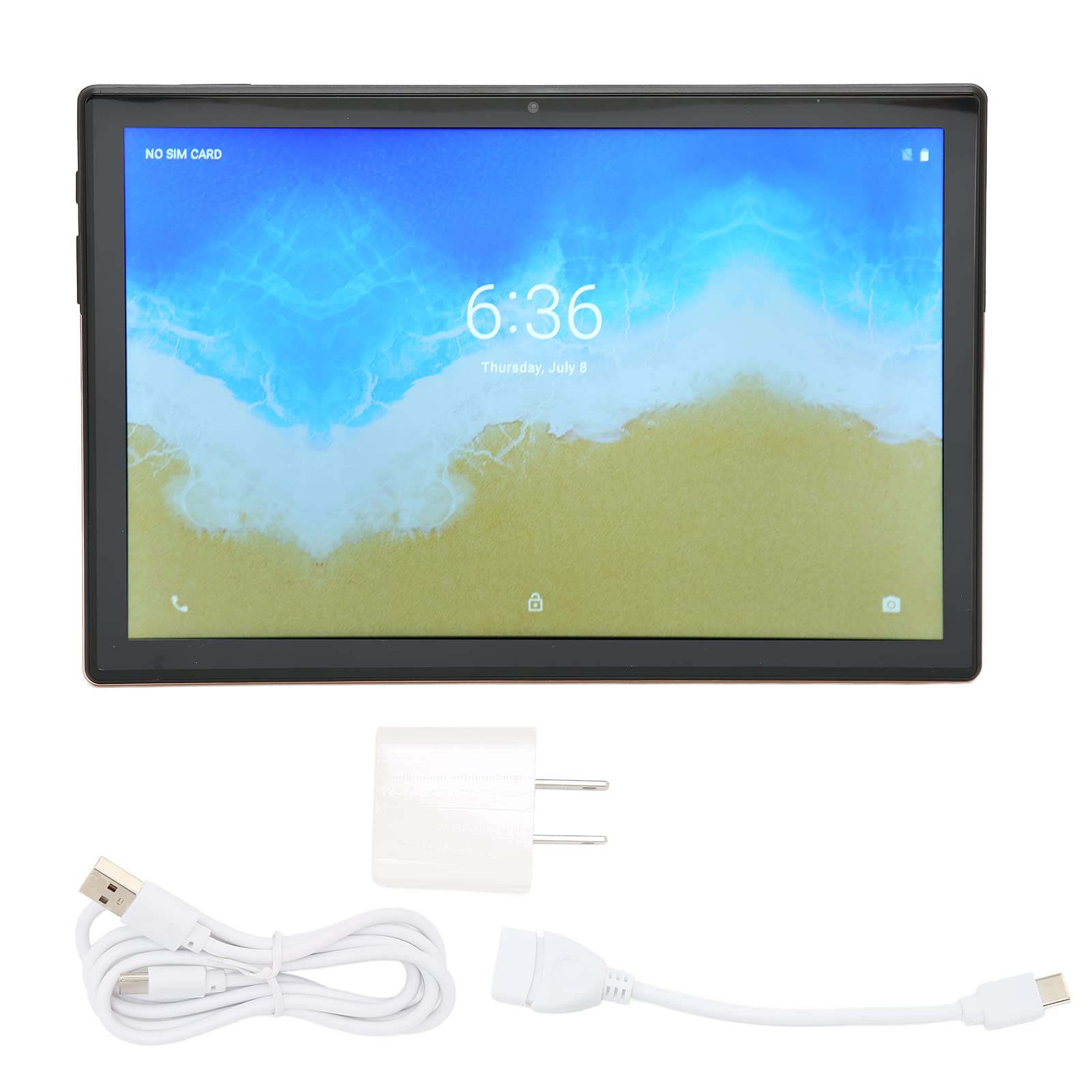 Pasamer Tablet 10. inch Tablet 128G ROM for Reading for Kids US Plug