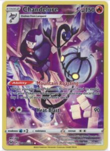 chandelure - tg04/tg30 - lost origin - tg14/tg30 - nm/m