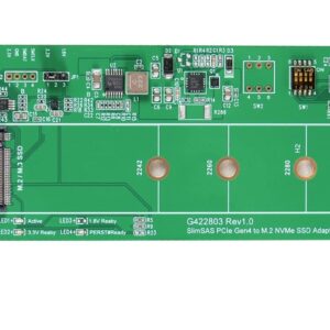 Micro SATA Cables | SlimSAS 4i PCIe 4.0 M.2 NVMe SSD Adapter